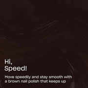 OPI Rapidrytm Hi-Speed Brown Nail Polish - Vegan and Smudge-Proof
