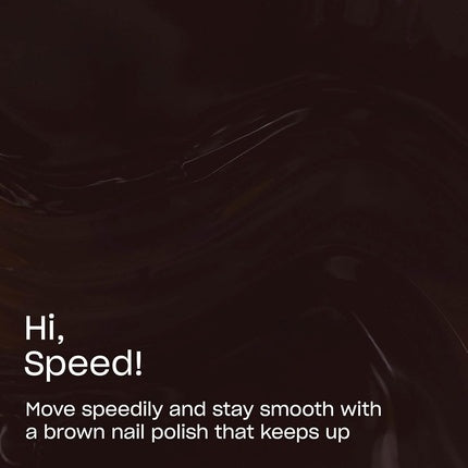 OPI Rapidrytm Hi-Speed Brown Nail Polish - Vegan and Smudge-Proof