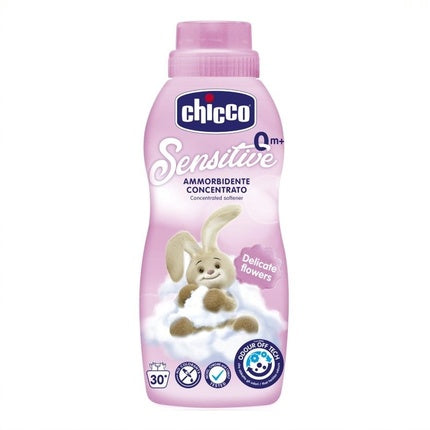 Chicco Fabric Softener And Rinse For Baby Clothes 0m+ Delicate Flowers 750ml