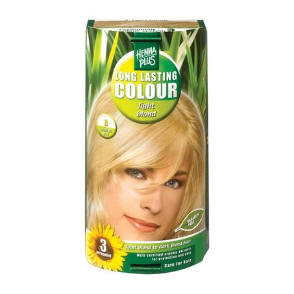Hennaplus Lasting 8 Light Blonde Hair Color