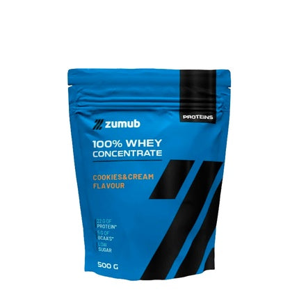 Zumub 100% Whey Concentrate Cookies And Cream 500g
