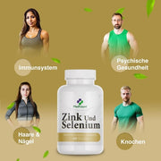 Zinc Chelate 15mg + Organic Selenium 200µg 120 Tablets