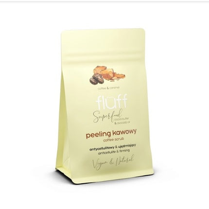 Fluff Coffee Scrub Body Peeling Firming & Anti-Cellulite Caramel 100g