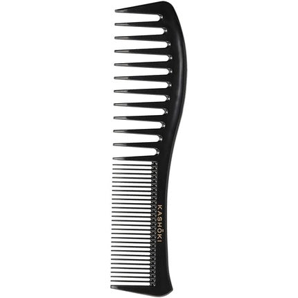 T4B KASHOKI Tomoko Comb with Coarse and Double Row Teeth for Natural Curls and Perm 19cm