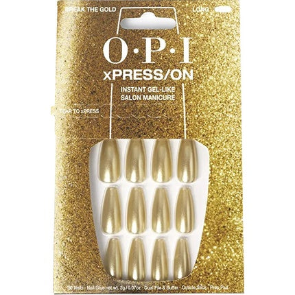 Opi Gel Nails Xpresson Presson Nails Break The Gold 30 Units
