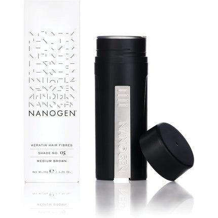 Nanogen Instant Thickening Hair Fibres Medium Brown 30g Natural Keratin