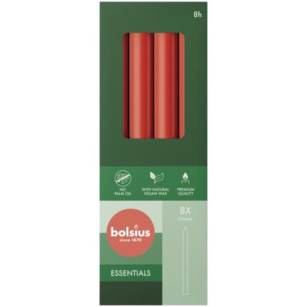 Bolsius Dinner Candles Delicate Red 230x20