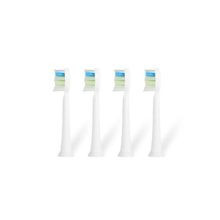Oromed Oro-Sonic Professional Sonic Toothbrush Heads, White, 4 Pieces