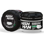NISHMAN Hand Face and Body Cream for Men 300ml Classic Extract Smoothing Nourishing Moisturizing Refreshing Effect Contains Shea Butter Vitamin E Urea Daily Care Cream