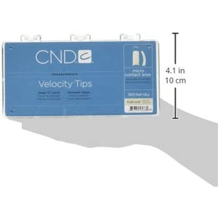 Creative Nail Tips Velocity False Nails Natural - 360 Count