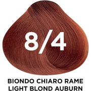 Vitalcare Professional Permanent Hair Dye with Silk Proteins Shade 8/4 Light Copper Blonde 100ml