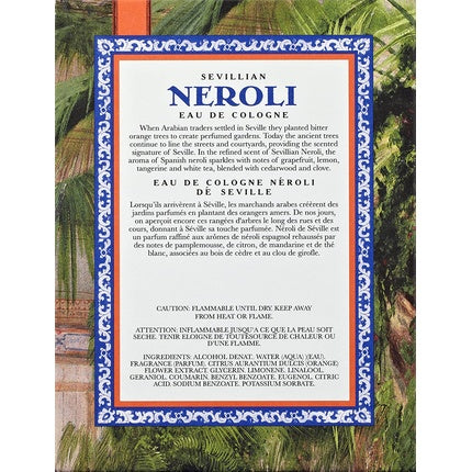 Crabtree & Evelyn Sevillian Neroli Eau de Cologne Hungary Water 3.4 fl oz