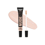 Nudestix NudeFix Cream Concealer Lightweight Liquid Natural Finish Makeup Hydrating Brightening Under Eye Dark Circle Corrector Reduces Redness and Blemishes Shade Nude 1 0.34 fl oz 10 ml