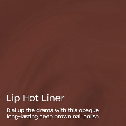 OPI Infinite Shine Lip Hot Liner Opaque Neutral Dark Brown Long Wear Gel