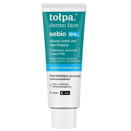 Topa Dermo Face Sebio Bhl Hydrating Water Gel Cream For Face 40ml