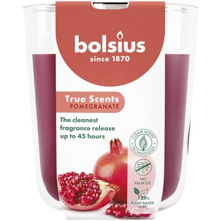 Bolsius Fragrance Glass 97/85 True Scents Pomegranate