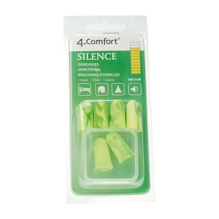 4 Comfort Earplugs Silence