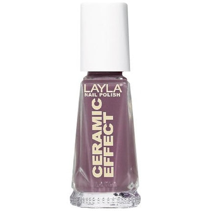 Layla Cosmetics 1243R23-011 Ceramic Effect Nail Polish Romantic Lavender 0.01l