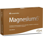 Vitae Magnesium6 60 Tablets with 6 Magnesium Salts Taurine and Vitamin B6