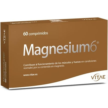 Vitae Magnesium6 60 Tablets with 6 Magnesium Salts Taurine and Vitamin B6