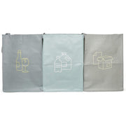 Kikkerland 3 Garbage Bag Recycling Stations