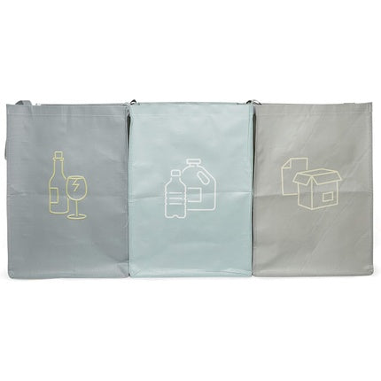 Kikkerland 3 Garbage Bag Recycling Stations