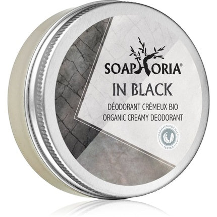 Soaphoria In Black Organic Cream Deodorant for Men - 50 ml