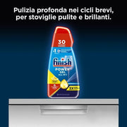 Finish Powergel Dishwashing Detergent with Lemon 600ml