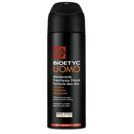 Bioetyc Benessere Men's Fresh Deodorant 24 Hours Formula Deo-Dry 200ml