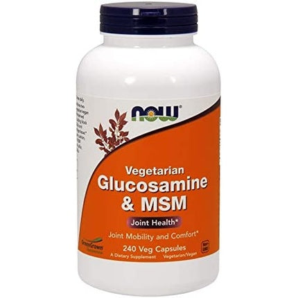 Now Foods Vegetarian Glucosamine MSM 240 Tablets