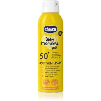 Chicco Baby Moments Sun Spray 150 ml - for babies 0 months and up