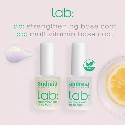 Andreia Professional Anti-Imperfection Base Coat LAB Nail Treatments Against Discolorations 10.5ml