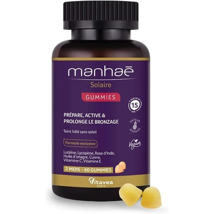 Manhae Solar Gummies Self-Tanning Food Supplement