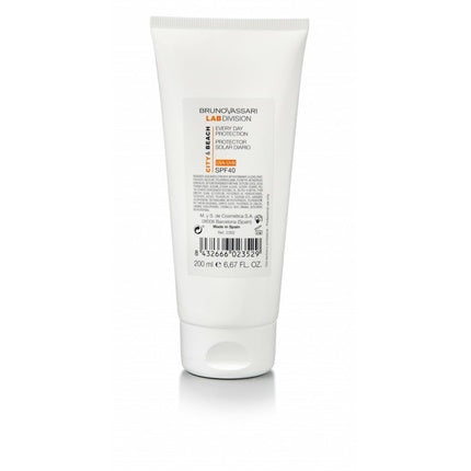 Bruno Vassari City Beach Titanium Dioxide Hydrating Morning Cream For Face Spf 40 - 200 Ml