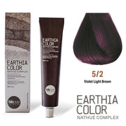 Bbcos Earthia Color Nathue Complex 52 Violet Light Brown 100ml