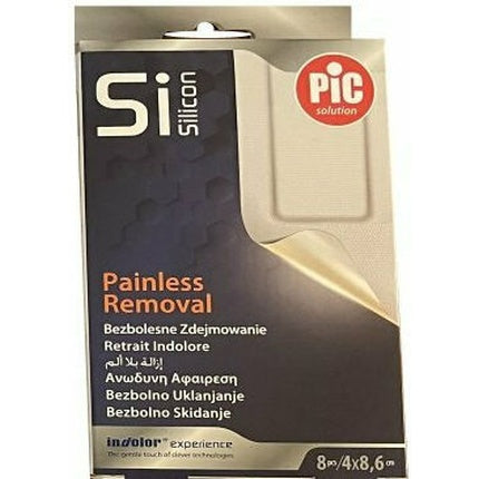 Pic Painless Removal Adhesive Dressings 86x4cm - 8 Pieces
