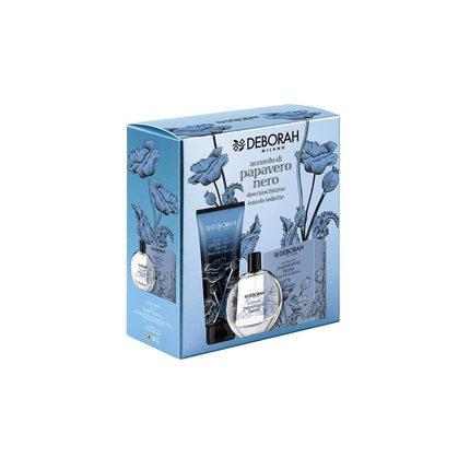 Deborah Milano Milano Kit Papavero Nero Eau De Toilette 100ml + Shower Gel 250ml