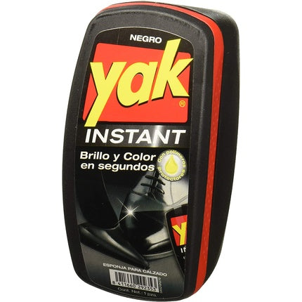 Yak 33191221 Polishing Sponge For Shoes, Black, Pack Of 4