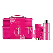 Grace Cole Body Care Gift Set In A Cosmetic Bag Vanilla Almond - 3 Pieces
