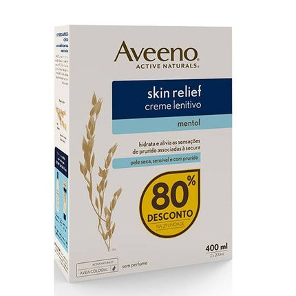 Aveeno Skin Relief Menthol Cream 2x200ml By Aveeno
