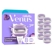 Venus Gillette Venus Comfortglide Breeze Razor Blades - Purple/White - 8 Pieces
