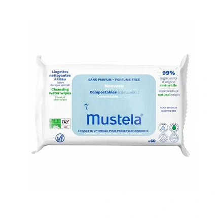 Mustela Mustela Biodegradable Wipes 60 Units