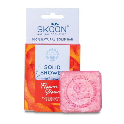 Skoon Solid Shower Gel Flower Power - A Refreshing Shower Experience