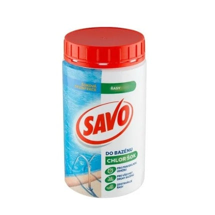 Savo Chlor Shock Disinfection Against Algae For Swimming Pool 850 G