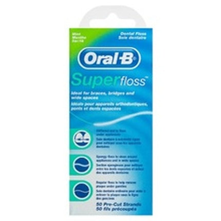 Oralb Oral B Super Floss 50 Precut Strands Dental Floss