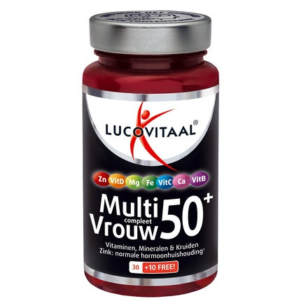 Lucovitaal Multi Compleet Woman 50+ - Comprehensive Multivitamin For Women Over 50