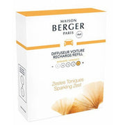 Maison Berger Paris Sparkling Zest Car Diffuser Rechargerefill 2 Pieces