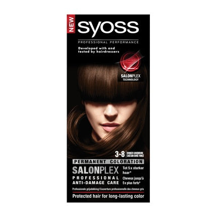 Syoss Colors 38 Dark Golden Brown Hair Color