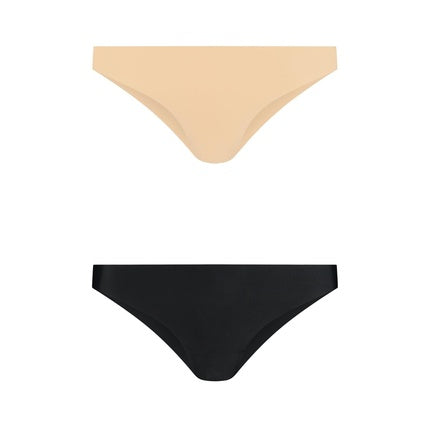 Bye Bra Invisible Brazilian Bra Nude Black Size Medium