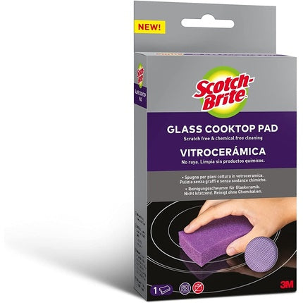 Scotch Brite Glass Ceramic Sponge Package 1 Piece